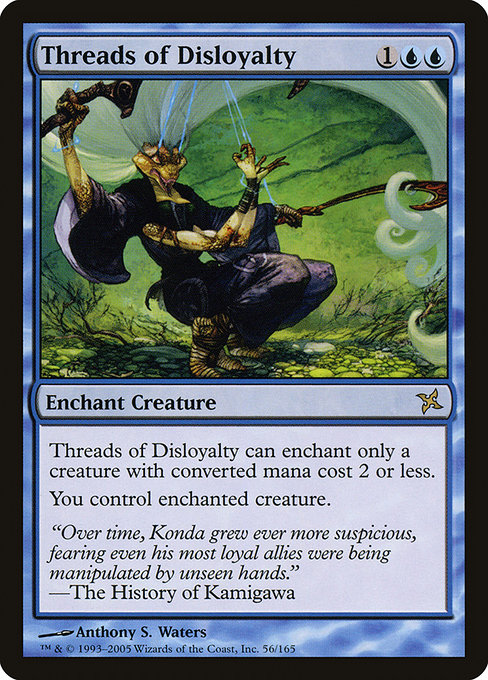 Magic the Gathering Card - Threads of Disloyalty - MTG Circle