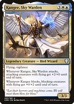 Magic the Gathering Card - Kangee, Sky Warden - MTG Circle