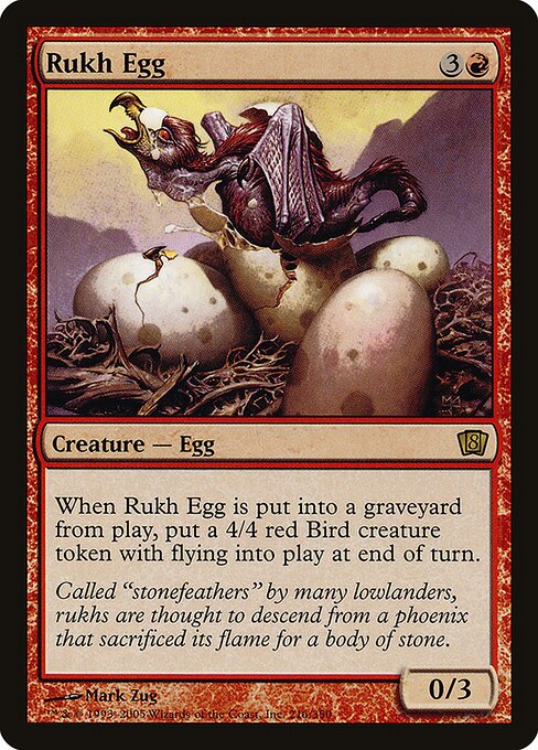 Magic the Gathering Card - Rukh Egg - MTG Circle