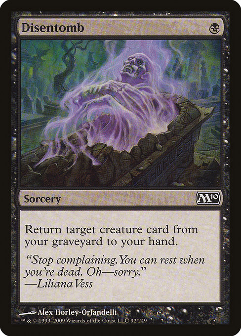 Magic the Gathering Card - Disentomb - MTG Circle