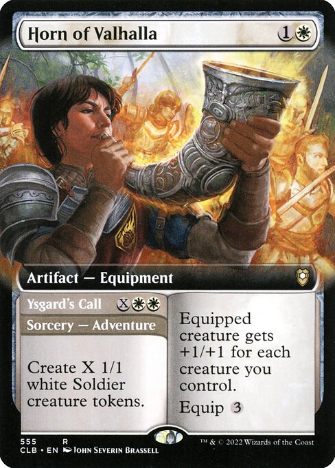 Magic the Gathering Card - Horn of Valhalla // Ysgard's Call - MTG Circle