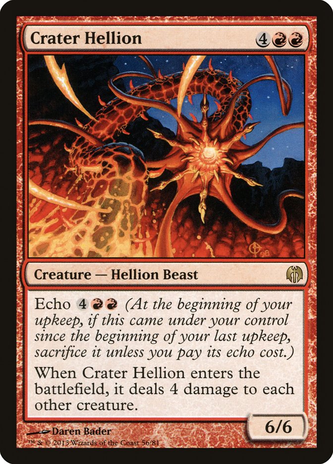 Magic the Gathering Card - Crater Hellion - MTG Circle