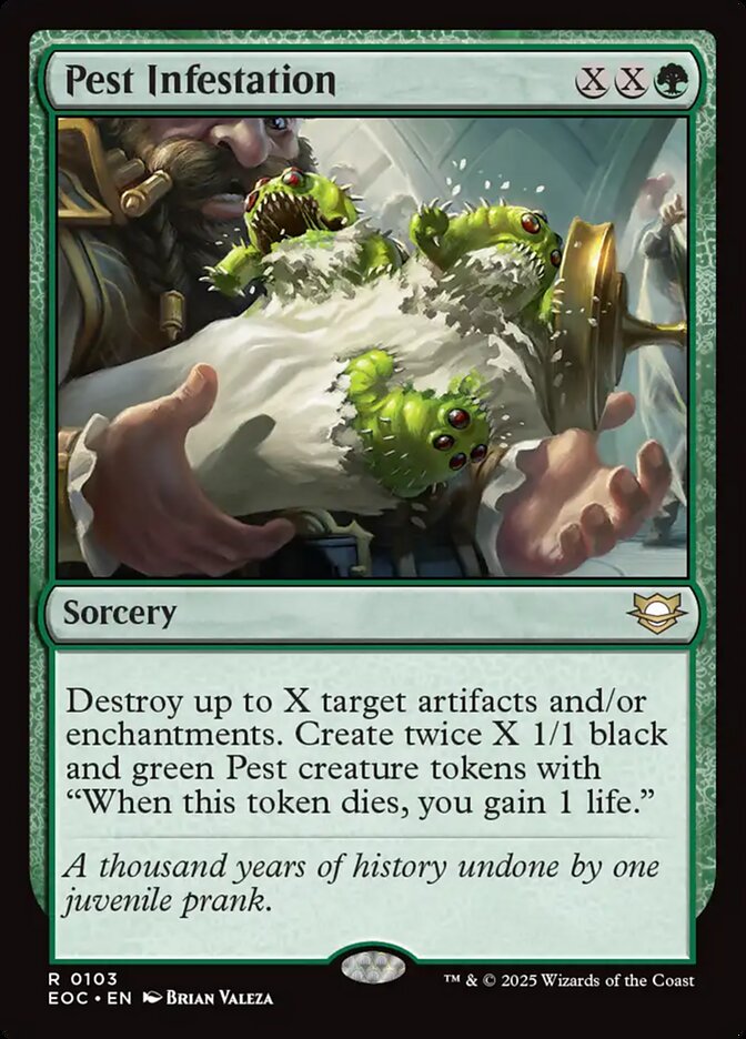 Magic the Gathering Card - Pest Infestation - MTG Circle