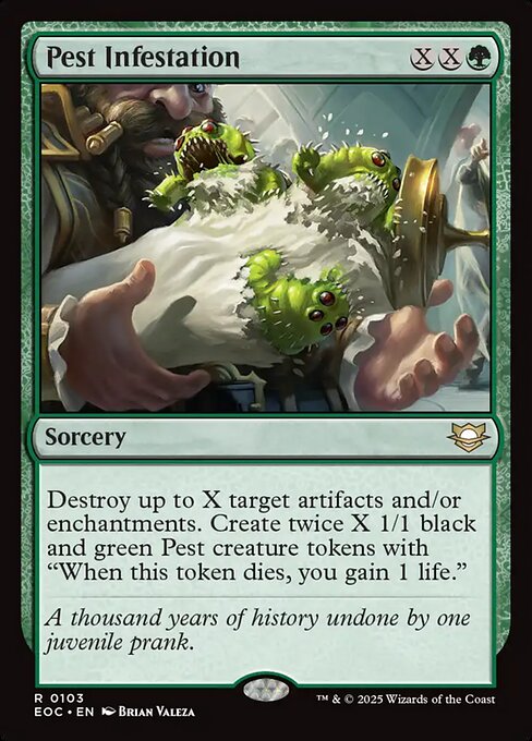 Magic the Gathering Card - Pest Infestation - MTG Circle