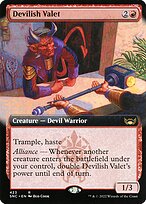 Magic the Gathering Card - Devilish Valet - MTG Circle