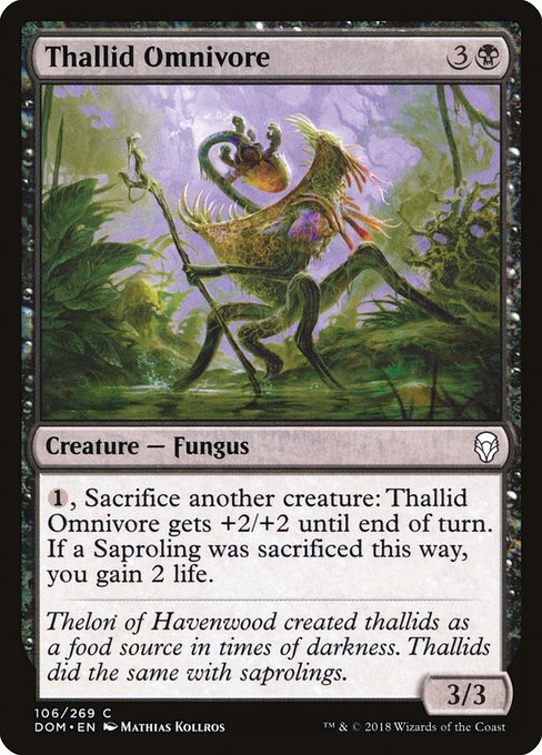 Magic the Gathering Card - Thallid Omnivore - MTG Circle