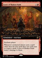 Magic the Gathering Card - Curse of Shaken Faith - MTG Circle