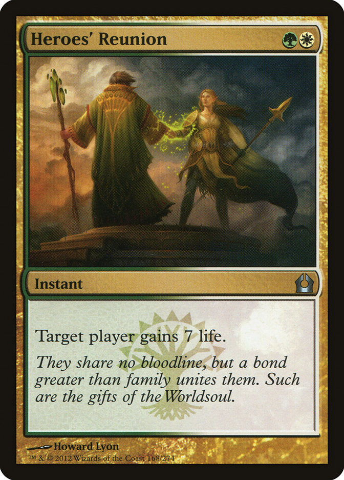 Magic the Gathering Card - Heroes' Reunion - MTG Circle