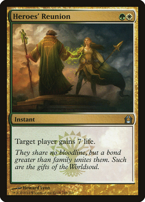 Magic the Gathering Card - Heroes' Reunion - MTG Circle