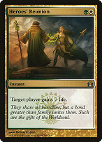 Magic the Gathering Card - Heroes' Reunion - MTG Circle