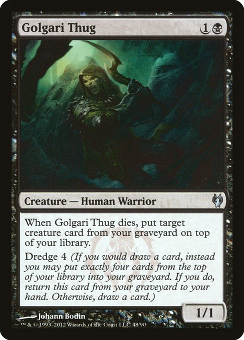 Magic the Gathering Card - Golgari Thug - MTG Circle
