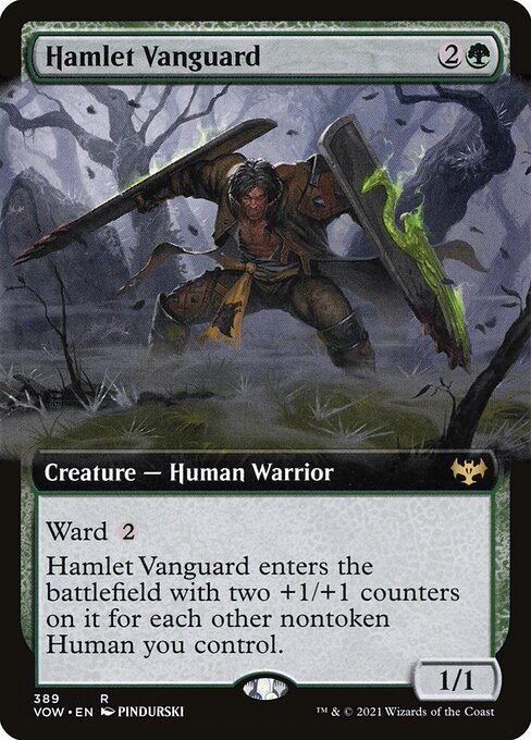 Magic the Gathering Card - Hamlet Vanguard - MTG Circle