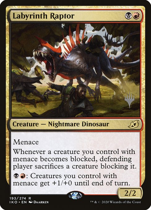 Magic the Gathering Card - Labyrinth Raptor - MTG Circle