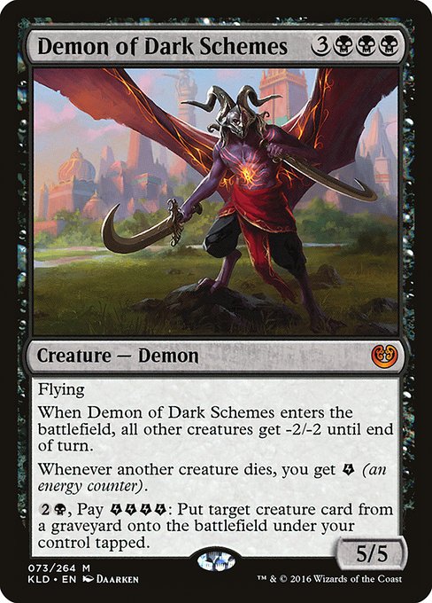 Magic the Gathering Card - Demon of Dark Schemes - MTG Circle