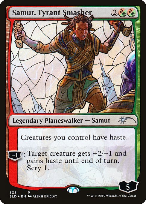 Magic the Gathering Card - Samut, Tyrant Smasher - MTG Circle