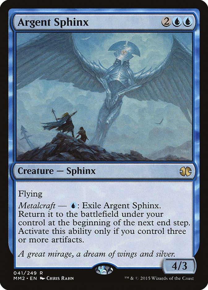 Magic the Gathering Card - Argent Sphinx - MTG Circle