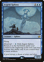 Magic the Gathering Card - Argent Sphinx - MTG Circle