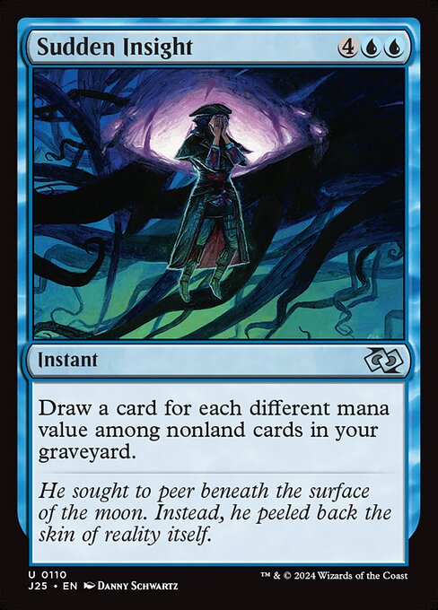 Magic the Gathering Card - Sudden Insight - MTG Circle