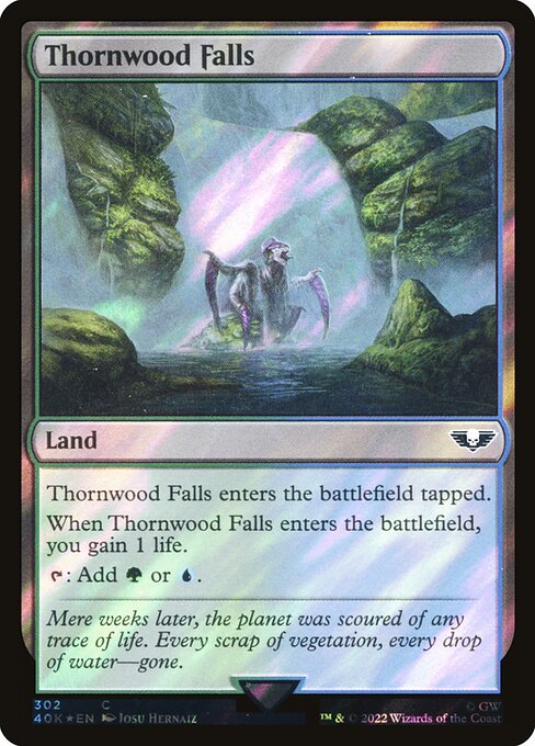 Magic the Gathering Card - Thornwood Falls - MTG Circle