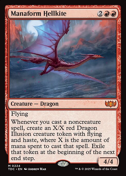 Magic the Gathering Card - Manaform Hellkite - MTG Circle