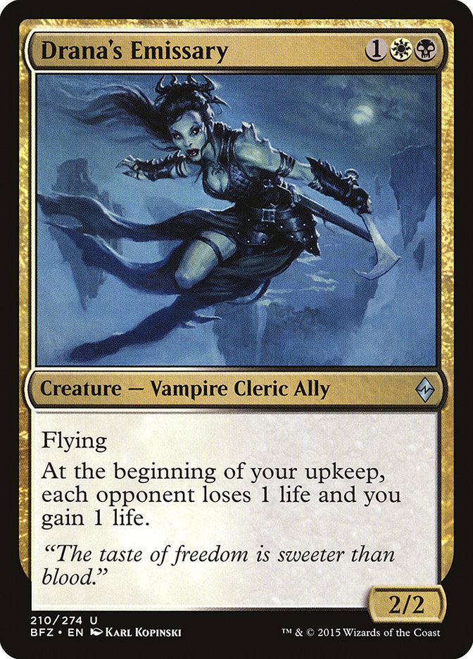 Magic the Gathering Card - Drana's Emissary - MTG Circle