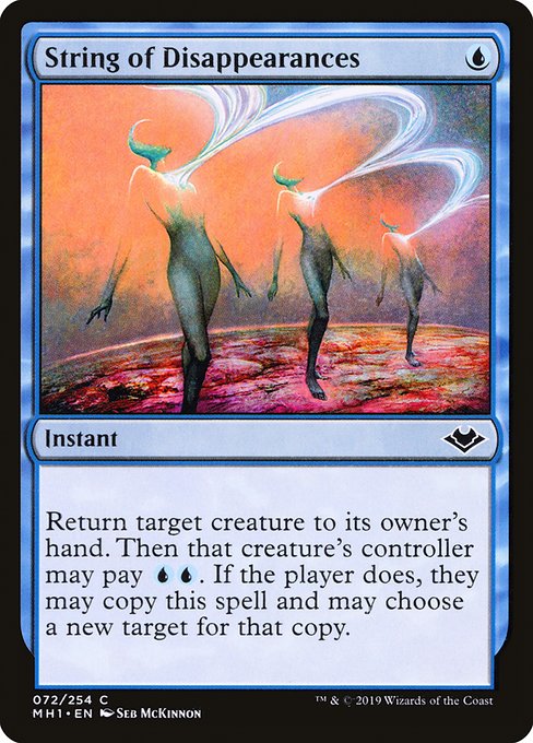 Magic the Gathering Card - String of Disappearances - MTG Circle