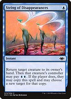 Magic the Gathering Card - String of Disappearances - MTG Circle