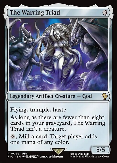 Magic the Gathering Card - The Warring Triad - MTG Circle