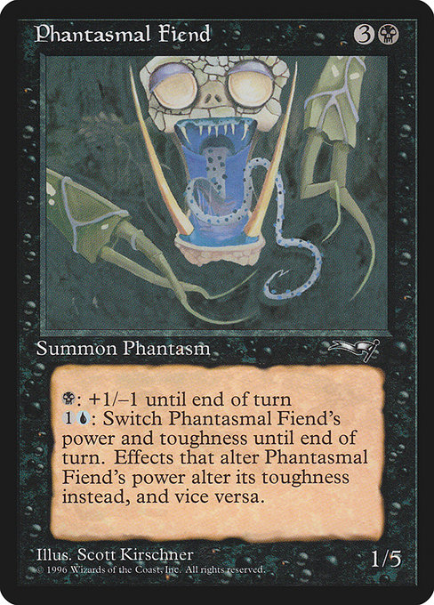 Magic the Gathering Card - Phantasmal Fiend - MTG Circle