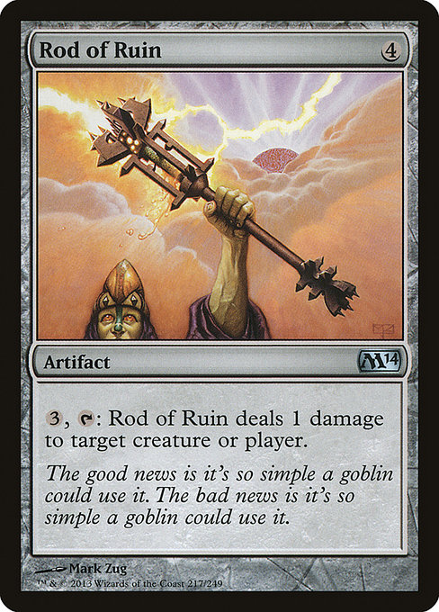 Magic the Gathering Card - Rod of Ruin - MTG Circle