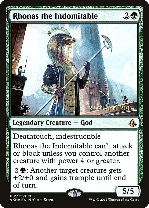 Magic the Gathering Card - Rhonas the Indomitable - MTG Circle