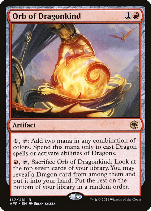 Magic the Gathering Card - Orb of Dragonkind - MTG Circle