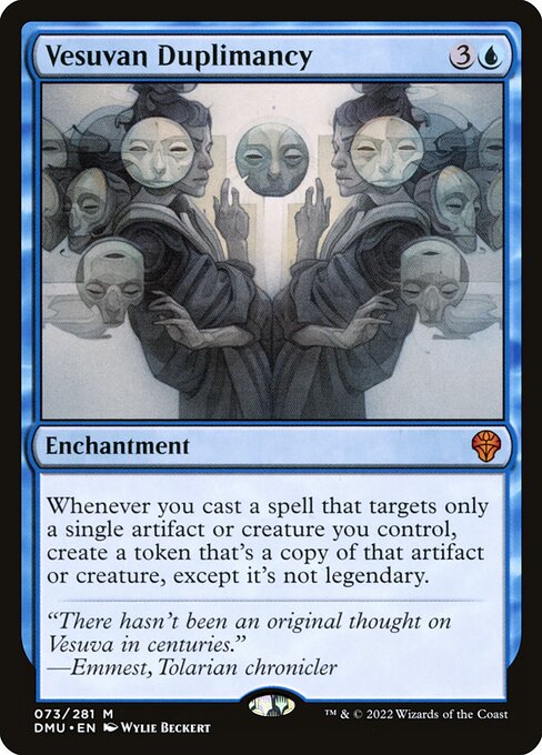 Magic the Gathering Card - Vesuvan Duplimancy - MTG Circle