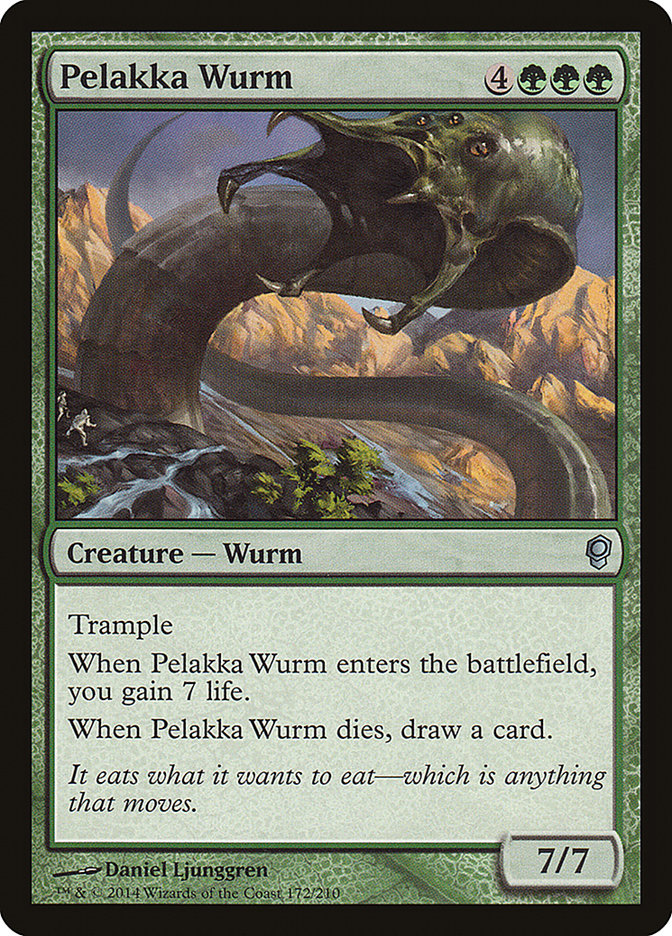 Magic the Gathering Card - Pelakka Wurm - MTG Circle