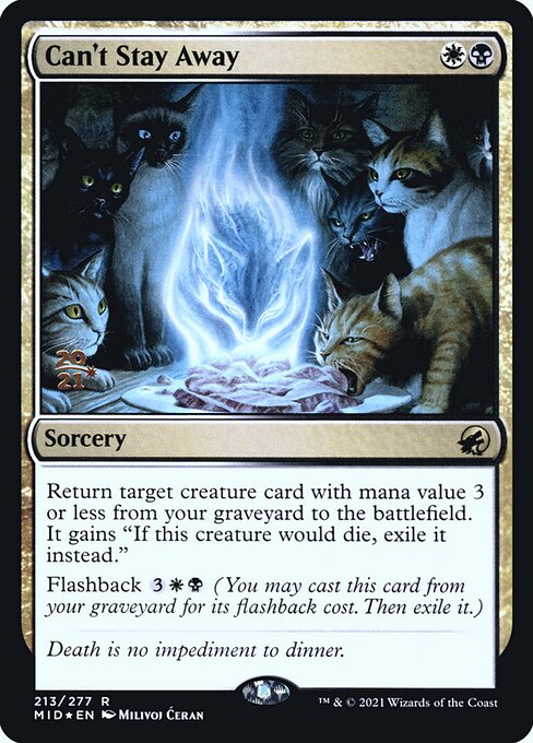 Magic the Gathering Card - Can't Stay Away - MTG Circle