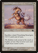 Magic the Gathering Card - Trenching Steed - MTG Circle