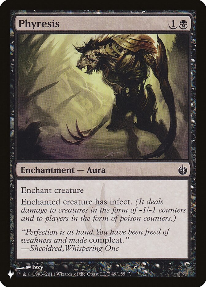 Magic the Gathering Card - Phyresis - MTG Circle