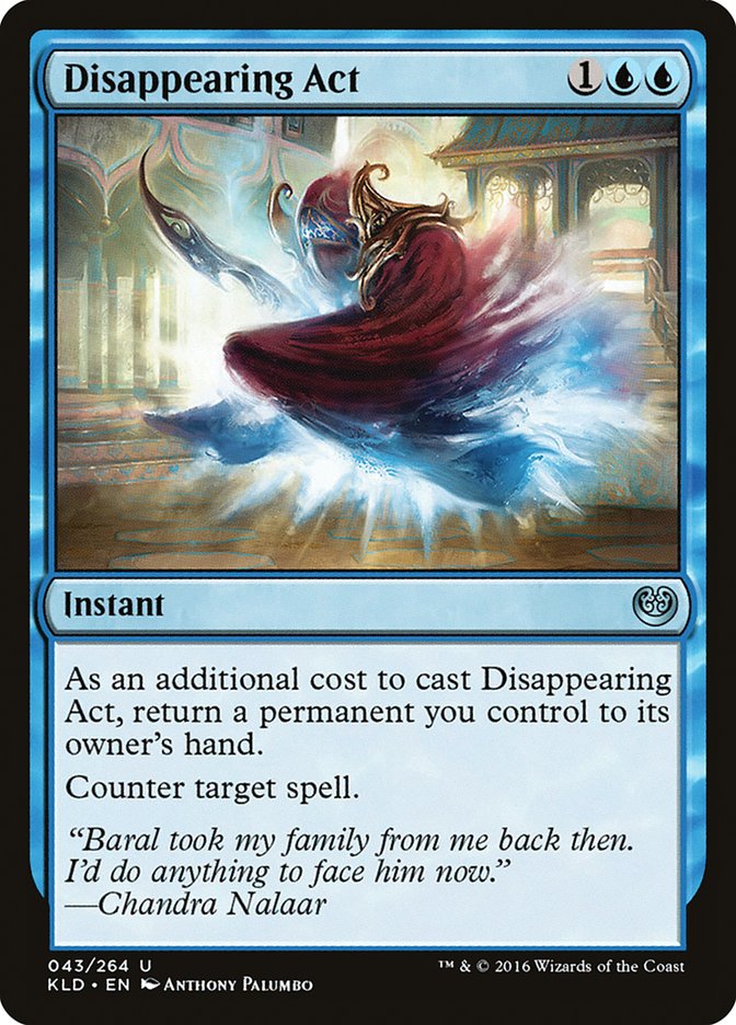 Magic the Gathering Card - Disappearing Act - MTG Circle