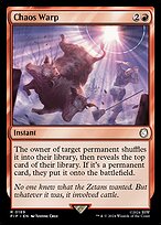 Magic the Gathering Card - Chaos Warp - MTG Circle