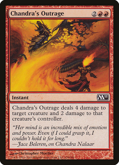 Magic the Gathering Card - Chandra's Outrage - MTG Circle