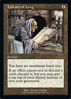 Magic the Gathering Card - Library of Leng - MTG Circle