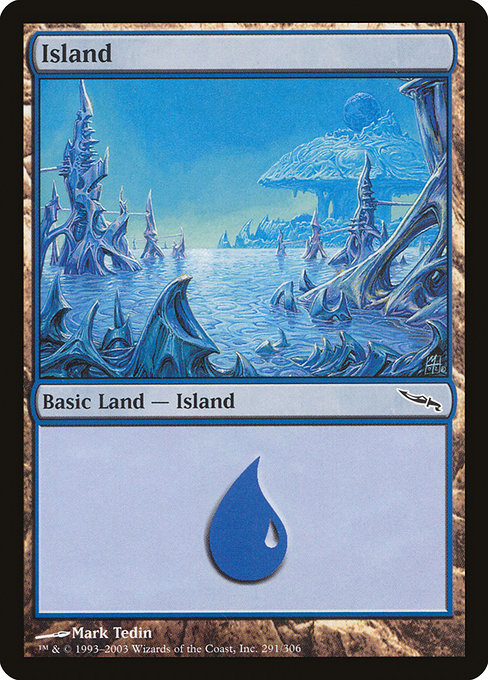 Magic the Gathering Card - Island - MTG Circle