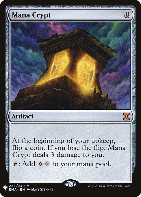 Magic the Gathering Card - Mana Crypt - MTG Circle