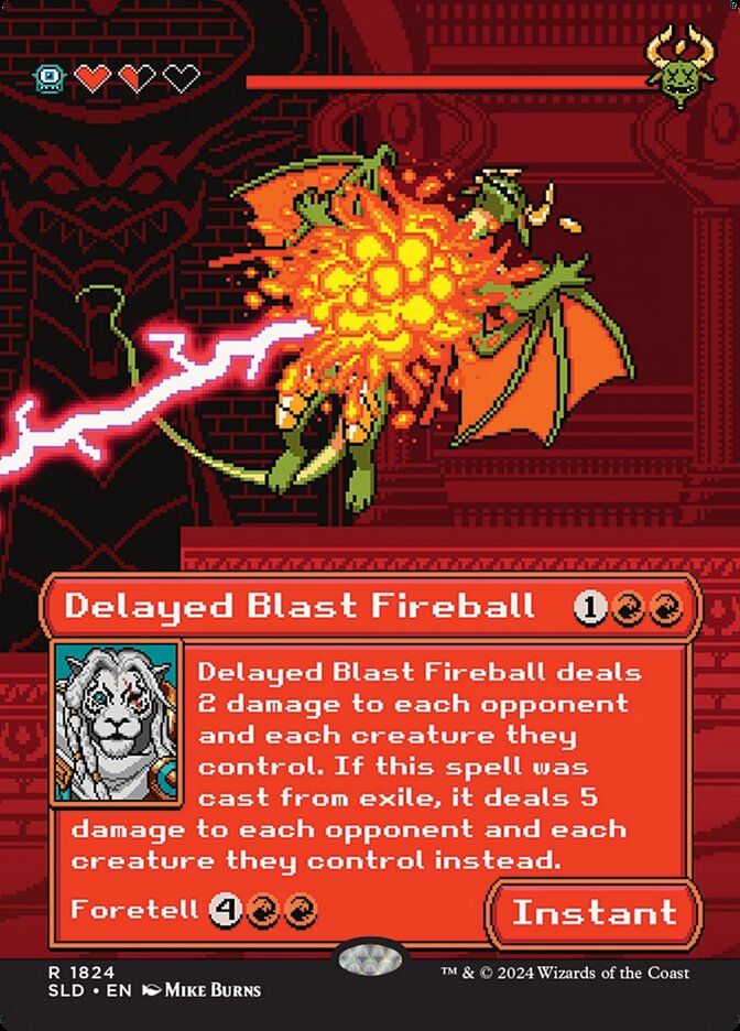 Magic the Gathering Card - Delayed Blast Fireball - MTG Circle