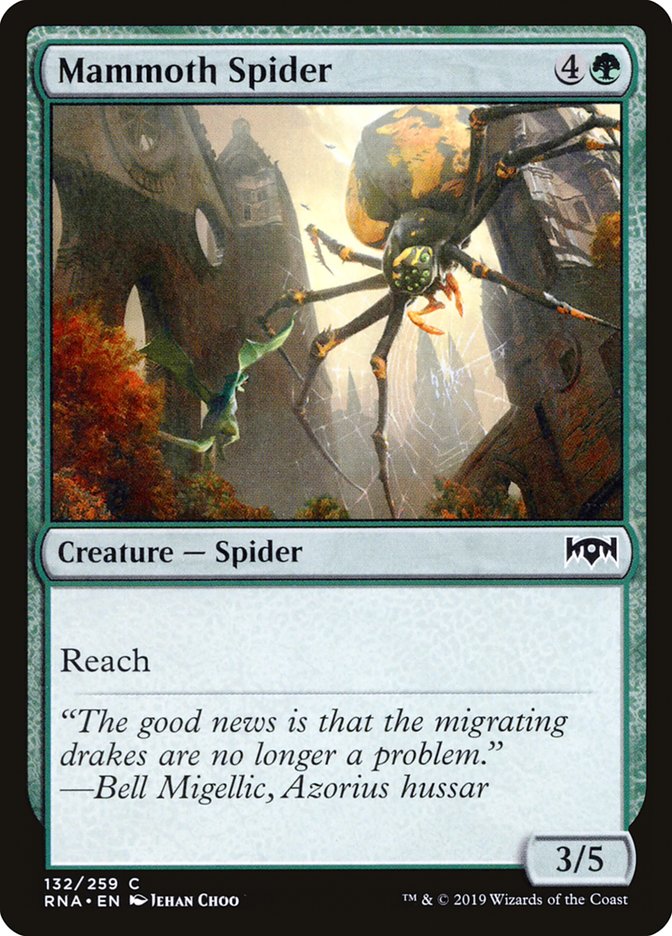 Magic the Gathering Card - Mammoth Spider - MTG Circle