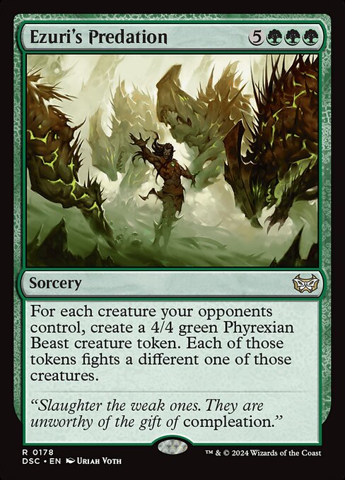 Magic the Gathering Card - Ezuri's Predation - MTG Circle
