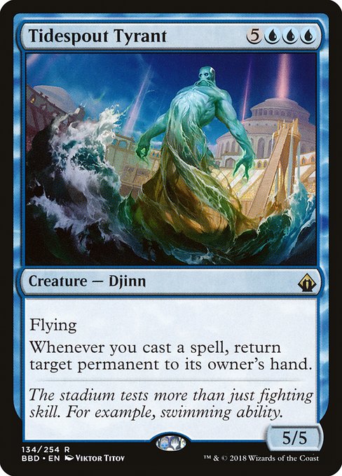 Magic the Gathering Card - Tidespout Tyrant - MTG Circle