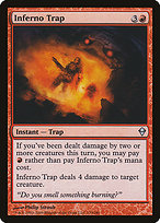 Magic the Gathering Card - Inferno Trap - MTG Circle