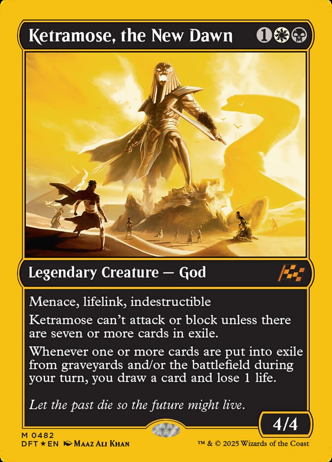Magic the Gathering Card - Ketramose, the New Dawn - MTG Circle