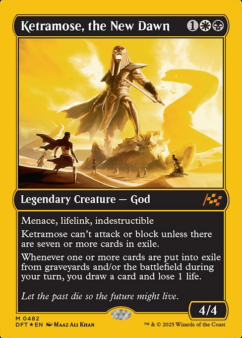 Magic the Gathering Card - Ketramose, the New Dawn - MTG Circle